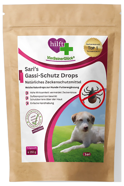 Sari's Gassi-Schutz Drops – Freisteller ohne Schlagschatten