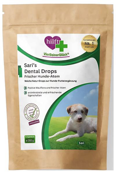 Sari's Hunde Dental Drops – Freisteller ohne Schlagschatten