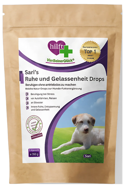 Sari's Ruhe & Gelassenheit Drops – Freisteller ohne Schlagschatten