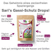 Wirkungen Sari‘s Konzentration und Ausdauer Drops: Hypoallergene, weiche Gassi-Schutz Drops für Hunde. Gezielte Nährstoffe zur Bildung einer wirksamen Duftbarriere als Zeckenschutz. Entdecke das Geheimnis eines zeckenfreien Spaziergangs.