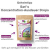 Wirkungen Sari‘s Konzentration und Ausdauer Drops: Hypoallergene Natur-Drops für Unterstützung von Konzentration und Ausdauer für Hunde. Gezielte Nährstoffe zur Kognitiven Leistung und Stärkung von Ausdauer