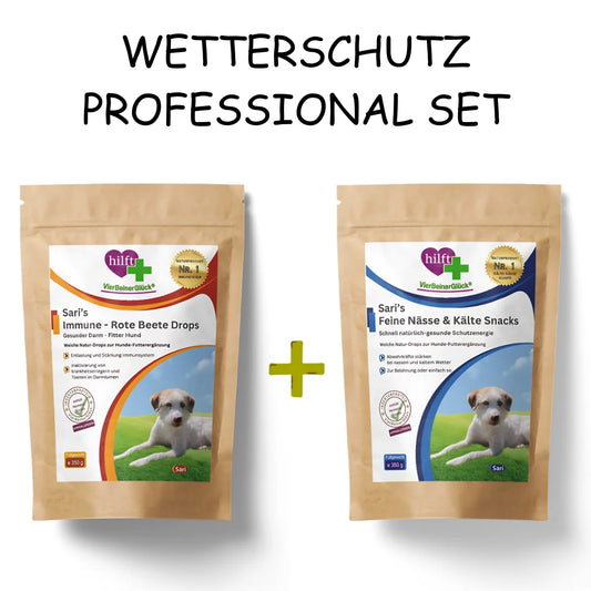 Spare beim  Wetterschutz Professional Set: Vorteilspaket mit Sari's Immune Rote Beete Drops und Sari's Feine Nässe-Kälte Drops für Winterschutz von innen und außen
